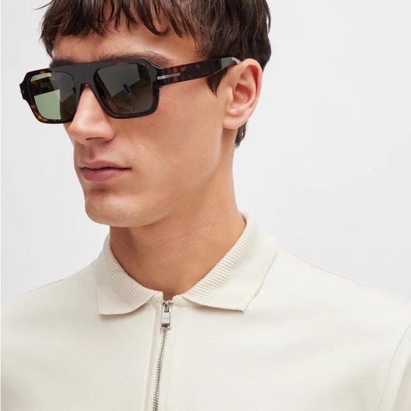 Hugo Boss slim-fitting polo shirt in mercerized interlock fabric - Picture 5 of 5